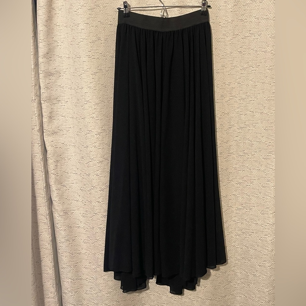 Chiffon Black Maxi